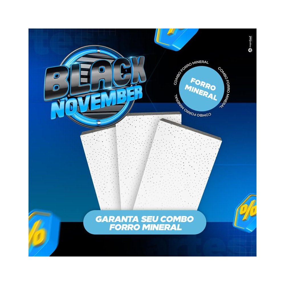 Combo Black Friday - Sistema Forro Mineral Ecomin 100m²