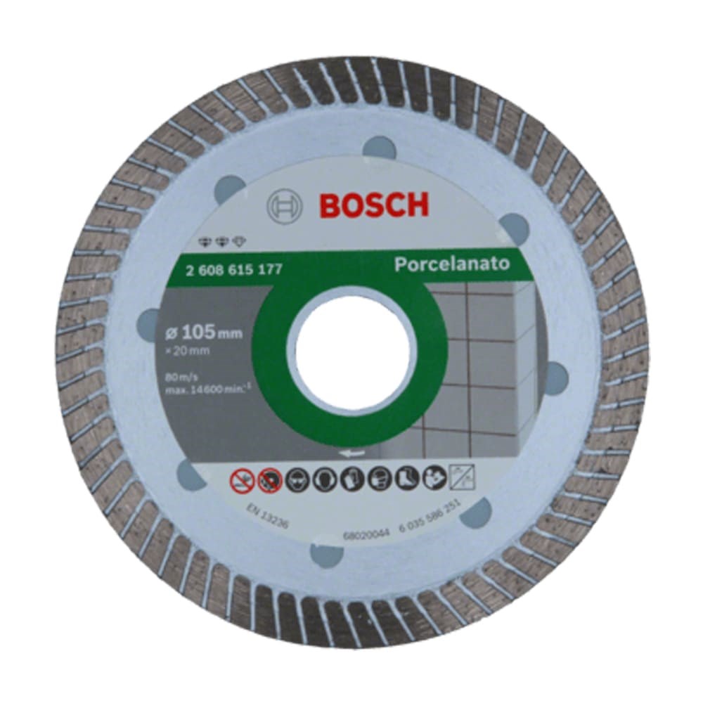 Disco Diamantado para Porcelanato Turbo Fino 105mm Expert Bosch