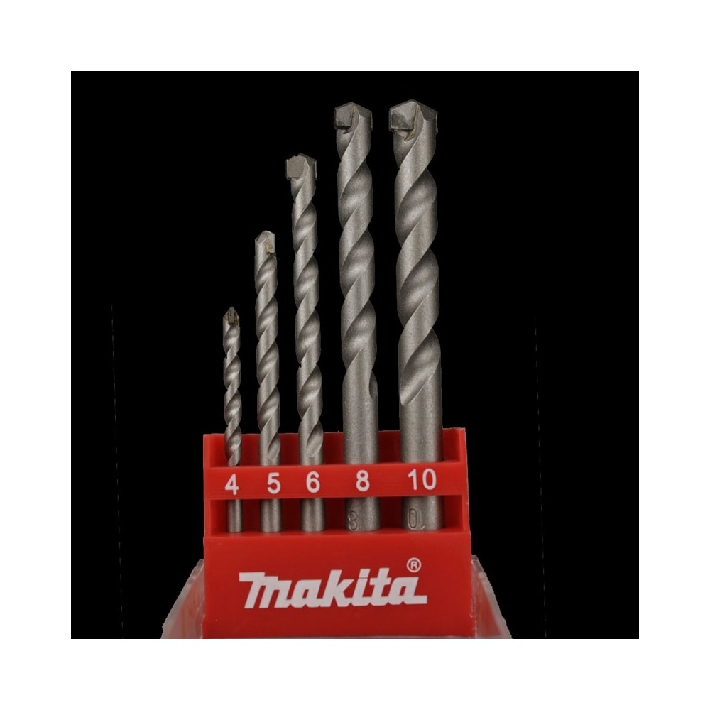 Kit de Brocas para Concreto com 5 Unidades - Makita