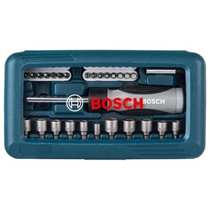 Kit de Pontas e Soquetes para Parafusar Bosch com 46 peças