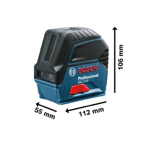 laser nivelador vermelho gcl 2-15g bosch