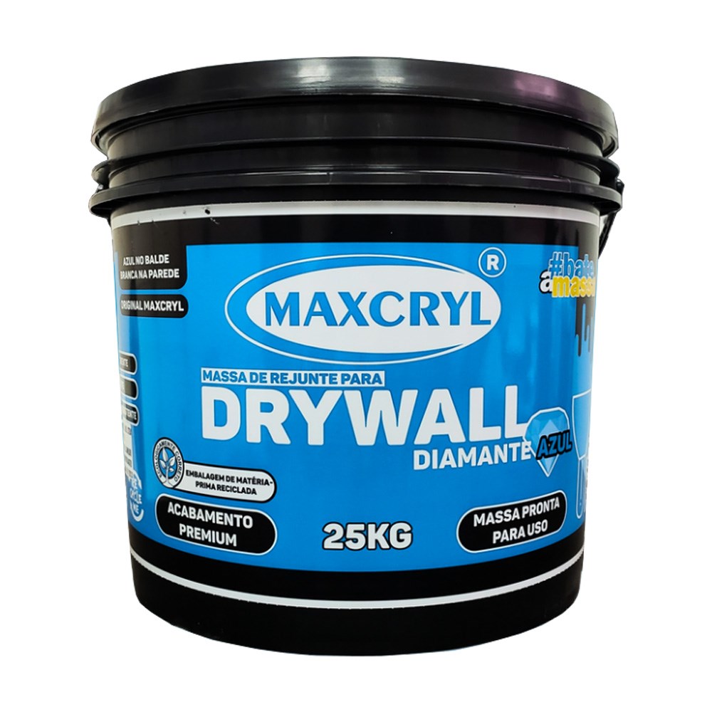 Massa Pronta para Acabameto Drywall Diamante Maxcryl 25Kg