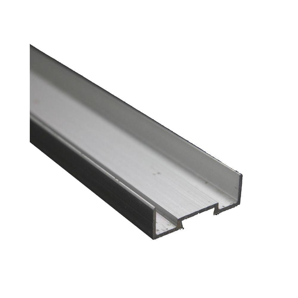 Perfil Divisória Alumínio Socon Estreito SE-F 2120 mm Alu Fosco