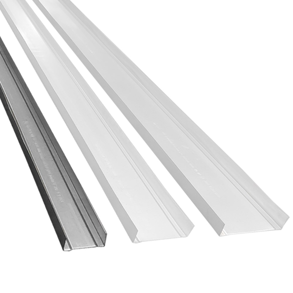 Forro PVC Perfil U Gemine Branco Barra com 6m - Bavcom Tijolão Materiais de  construção