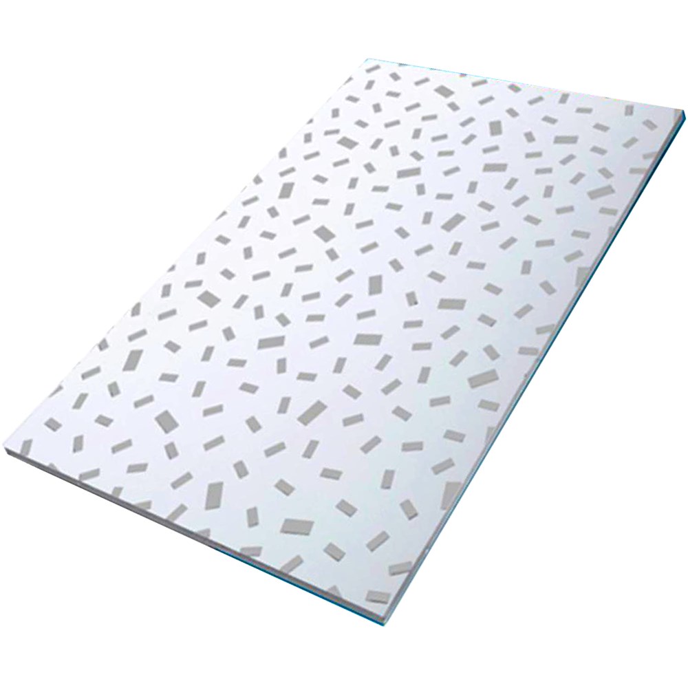 Placa Drywall Cleaneo Perfuração Retangular Aleatório 12,5mm x 1